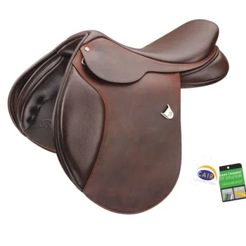 Best SADDLERY BRANDS INTL Bates Caprilli Close Contact Saddle With Extended Flap Brown