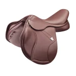 Discount SADDLERY BRANDS INTL Bates Elevation® Deep Seat+ Saddle Havana Brown Covered Leather