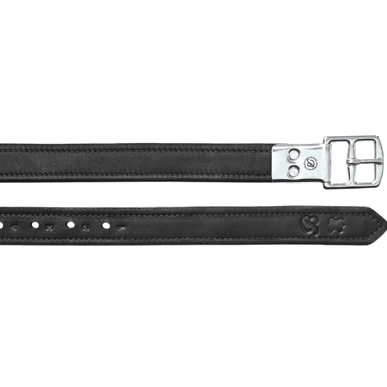 bates-luxe-dressage-stirrup-le-pSjhDrZb-0.webp Sale SADDLERY BRANDS INTL Bates Luxe Dressage Stirrup Leathers Classic Black