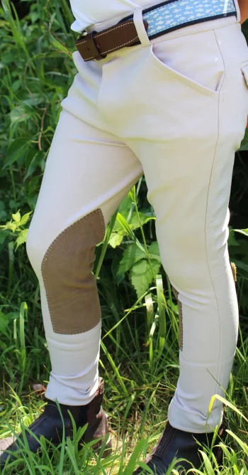 New BELLE AND BOW EQSTRN Belle & Bow Equestrian Boys’ Show Jodhpur Tan