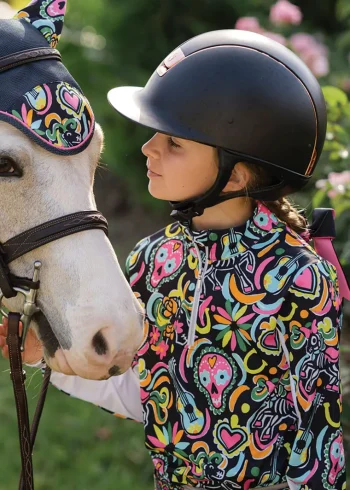 Best BELLE AND BOW EQSTRN Belle & Bow Equestrian Children’s Long Sleeve Sun Shirt Dia Los Muertos