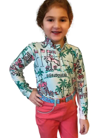 Online BELLE AND BOW EQSTRN Belle & Bow Equestrian Children’s Long Sleeve Sun Shirt