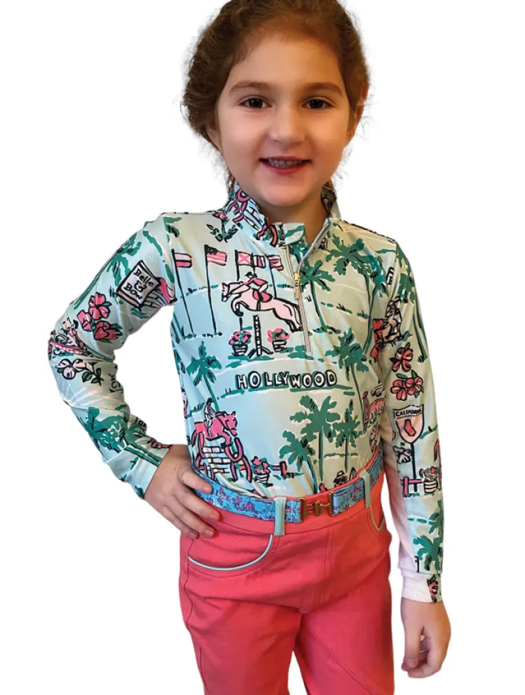 belle-bow-equestrian-children-bxkbJzlS-1.webp Online BELLE AND BOW EQSTRN Belle & Bow Equestrian Children’s Long Sleeve Sun Shirt