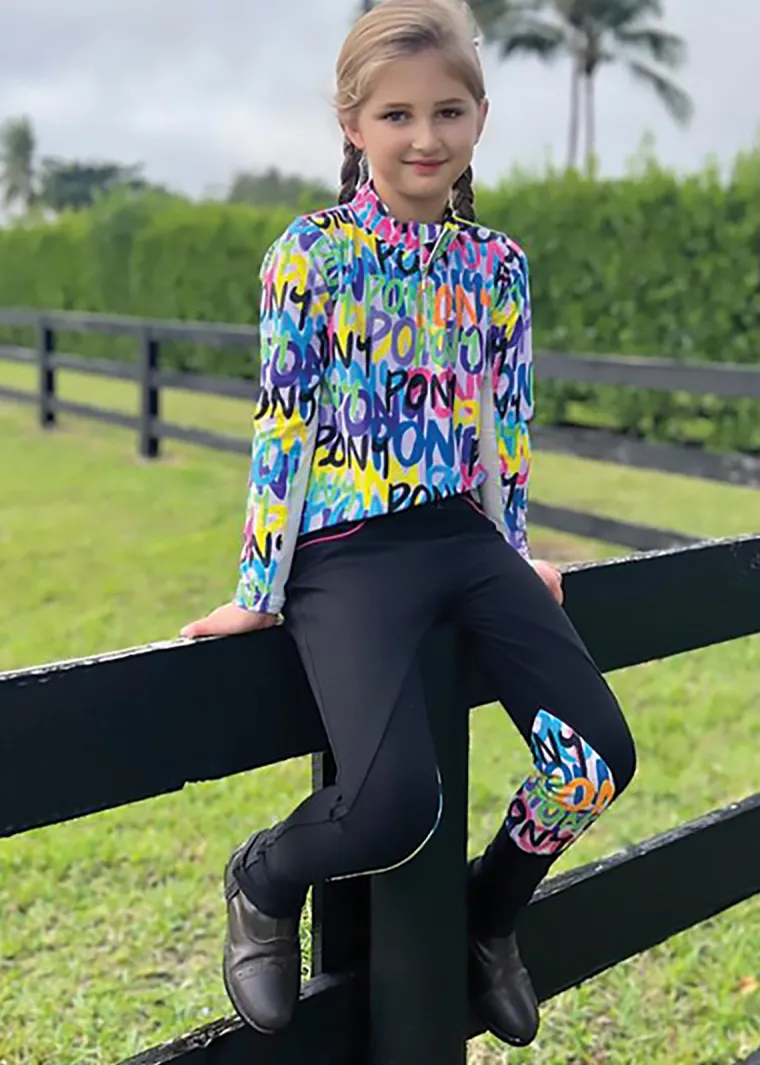 belle-bow-equestrian-children-bxkbJzlS-2.webp Online BELLE AND BOW EQSTRN Belle & Bow Equestrian Children’s Long Sleeve Sun Shirt
