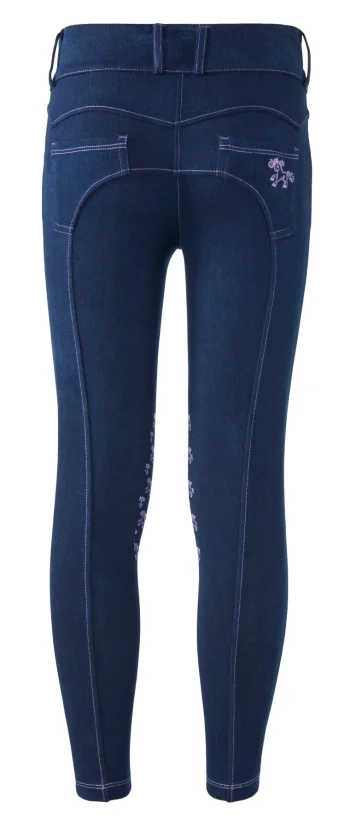 Best BELLE AND BOW EQSTRN Belle & Bow Equestrian Children’s Riding Jean Blue
