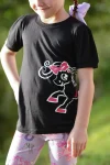 Sale BELLE AND BOW EQSTRN Belle & Bow Equestrian Children's Logo Tee Black
