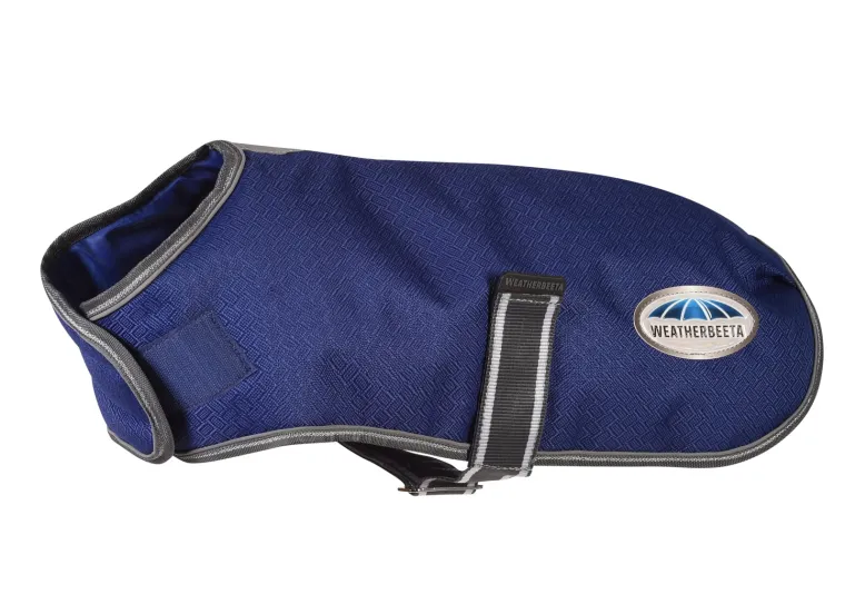 cVOEoZAv_0.webp Outlet WEATHERBEETA ® Comfitec Premier Free Parka Dog Coat Dark Blue/Grey/White