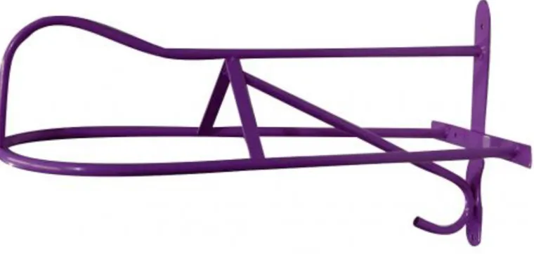 cbbFsycD_2.webp New SHILOH STABLES TACK Western or English Wall-Mount Saddle Rack with Hook