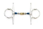 Hot ERS Centaur® Blue Steel Double-Jointed Disc Full Cheek Gag Stainless