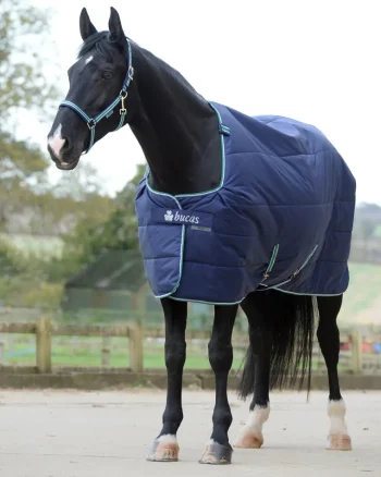 Best TOKLAT ORIGINALS Bucas Quilt Medium-Weight Stable Blanket with Stay Dry™ Lining - 150 grams Navy