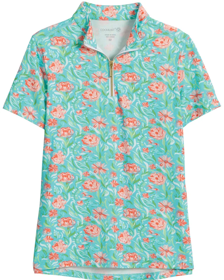 coolblast-100-kids-siobhan-sho-WmMoQivO-0.webp Online KIRSCH CoolBlast® 100 Kids’ Siobhan Short Sleeve Shirt Pony Posies