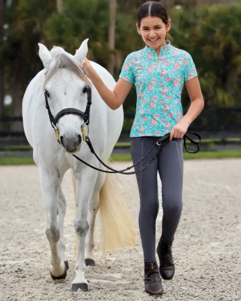 Online KIRSCH CoolBlast® 100 Kids’ Siobhan Short Sleeve Shirt Pony Posies