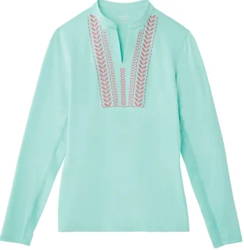 Outlet KIRSCH CoolBlast® 100 Ladies’ Notch-V Long Sleeve Top