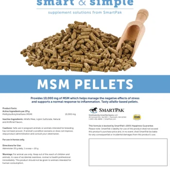 Sale SMARTPAK SmartEquine™ Smart & Simple® MSM Pellets - 5 lbs.