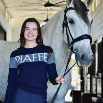 Best DANCING EQUESTRIAN Ladies’ "Piaffe" Sweater Navy
