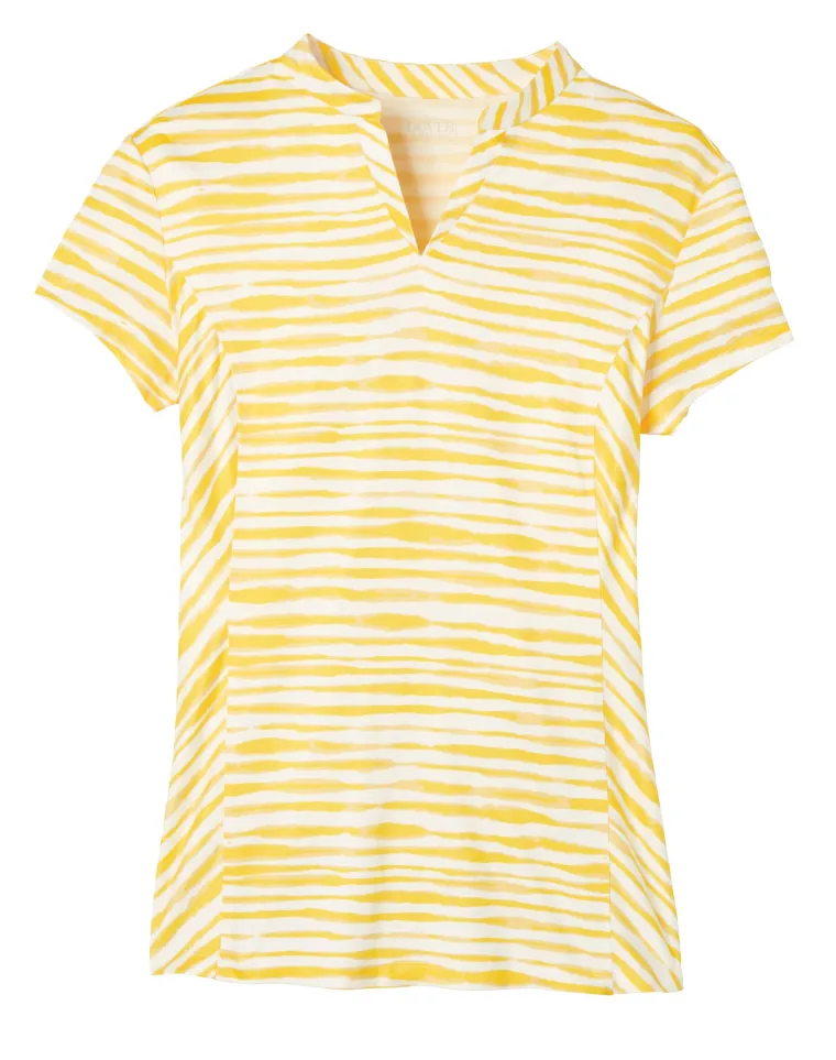 dover-saddlery-ladies-notch-v-mWvQMyNH-2.webp Sale KIRSCH Dover Saddlery® Ladies’ Notch-V Stripe Short Sleeve Shirt