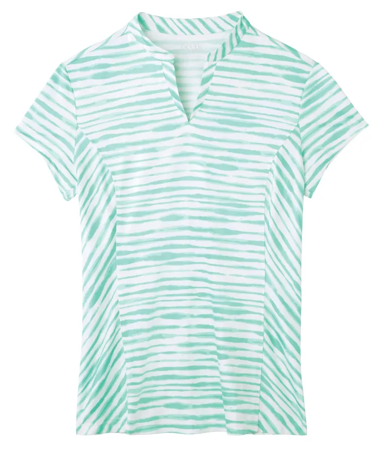 dover-saddlery-ladies-notch-v-mWvQMyNH-3.webp Sale KIRSCH Dover Saddlery® Ladies’ Notch-V Stripe Short Sleeve Shirt