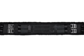 Discount KING YOUNG DS Fleece Dressage Girth Black