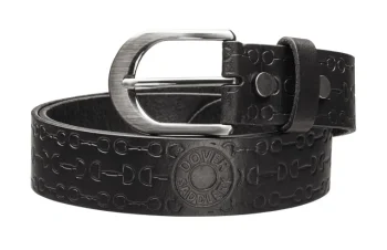 New SAVI GLOBAL FASHION DS Ladies’ Bit-by-Bit™ Embossed Leather Belt