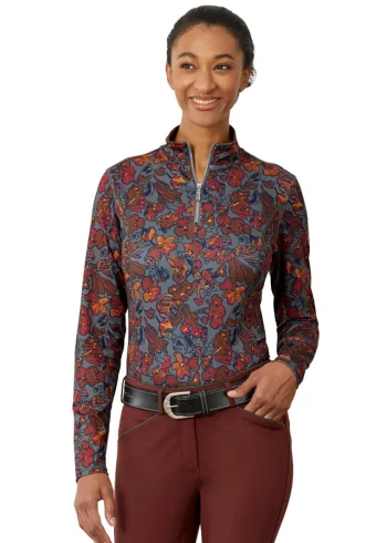 Online KIRSCH DS Ladies’ Saratoga Long Sleeve Shirt Floral Print