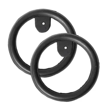Sale SHIVAM DS Peacock Loop Rings Black