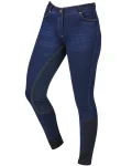 Outlet WEATHERBEETA Dublin® Ladies’ Shona Full-Seat Denim Breech Blue Denim/Navy