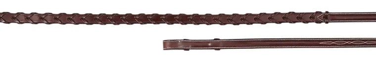 dyon-classic-laced-reins-sChEzibW-0.webp Online KENTUCKY HORSEWEAR Dy'on® Classic Laced Reins Brown