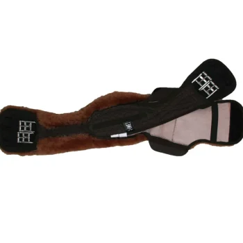 New WORLD EQUSTRN BRNDS E.A. Mattes Contoured Short Girth With Detachable Cover