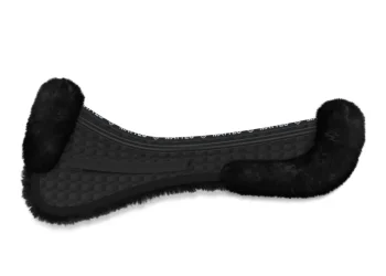 New WORLD EQUSTRN BRNDS E.A. Mattes Dressage Correction Half Pad With Rear Trim & Pockets For Shims