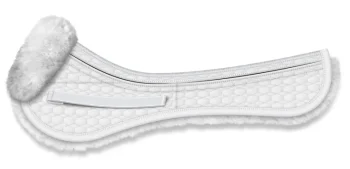 Discount WORLD EQUSTRN BRNDS E.A. Mattes Platinum EWWA Sheepskin All-Purpose Correction Half Pad
