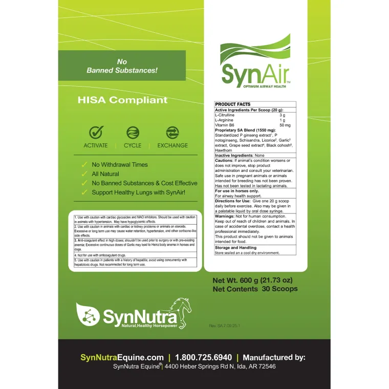 eprQFfLJ_2.webp Hot SYNNUTRA EQUINE ® SynAir™ Powder