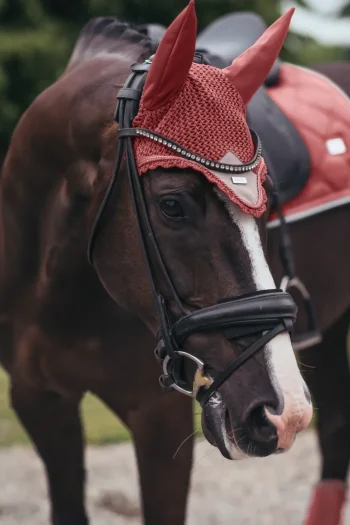Hot EQUESTRIAN STOCKHOLM Classic Ear Bonnet Amber Rose