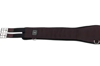 New EQUIFIT ® Essential Schooling Girth With SheepsWool™ Liner Brown/Black