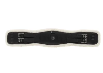 Clearance EQUIFIT ® UltraWool™ Essential Dressage Girth Black/Natural