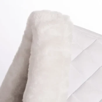 Best EQUINAVIA Eidsvoll Ultra Fleece Trimmed Show Pad White