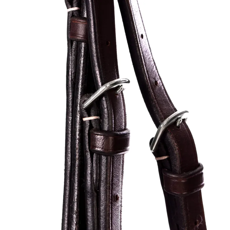 equinavia-valkyrie-fancy-stitc-uDbPRoNV-4.webp Discount EQUINAVIA Valkyrie Fancy-Stitched Hunter Bridle & Reins Chocolate Brown