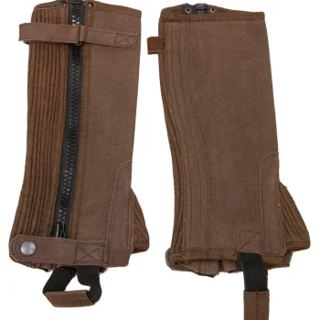 Hot INTREPID INTL Equine Athletics Kids’ Clarino™ Half Chaps Chocolate