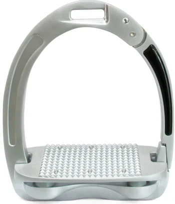 New ERS Equine Innovations Q-Release Aluminum Stirrups Silver