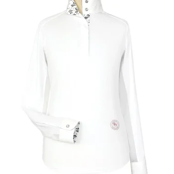 Online ESSEX CLASSICS Girls’ Talent Yarn Long-Sleeve Show Shirt White/Unicorns