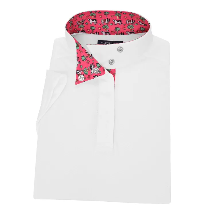 essex-classics-girls-talent-ya-zKdGGyCD-0.webp Clearance ESSEX CLASSICS Girls’ Talent Yarn Short Sleeve Show Shirt