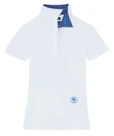 Online ESSEX CLASSICS Ladies’ Talent Yarn® Short Sleeve Show Shirt Blue Bits