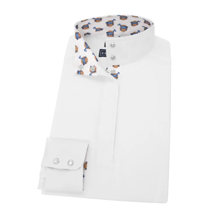 essex-classics-ladies-talent-y-rslRhiAt-2.webp Hot ESSEX CLASSICS Ladies’ Talent Yarn® Straight Collar Long Sleeve Show Shirt