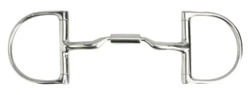 New TOKLAT ORIGINALS Myler® Low Port Comfort Snaffle Medium D-Ring MB 04 Stainless Steel