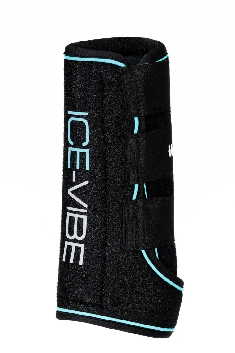 fgBUxXFf_0.webp Online HORSEWARE ® Ireland ICE-VIBE® Leg Wraps Black/Aqua