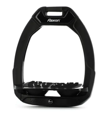 Outlet FLEX-ON EQUESTRIAN Flex-On® Safe-On Inclined Ultra Grip Stirrups Black