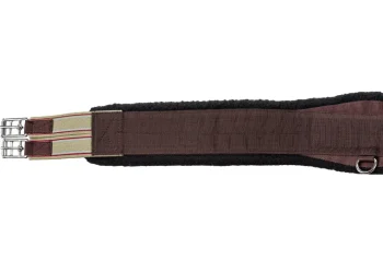 New INT RIDING HELMET Flex Rider® Comfort Flo™ All-Purpose Nonslip Neoprene Girth With Black Fleece Edge Chocolate