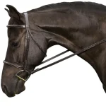 Fashion INT RIDING HELMET Flex Rider Fancy-Stitched Raised Snaffle Hunter Bridle Chocolate