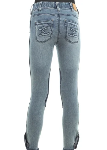 Online GOODE RIDER ™ Girls’ Knee-Patch Equestrian Jean Light Blue Wash