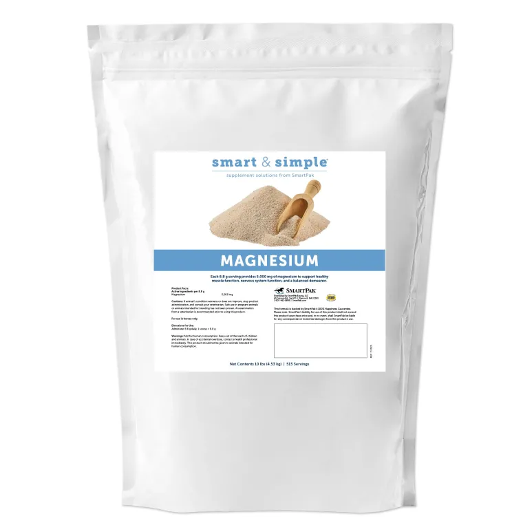 gtBUHRva_0.webp Clearance SMARTPAK SmartEquine™ Smart & Simple® Magnesium Oxide Powder - 10 lbs.
