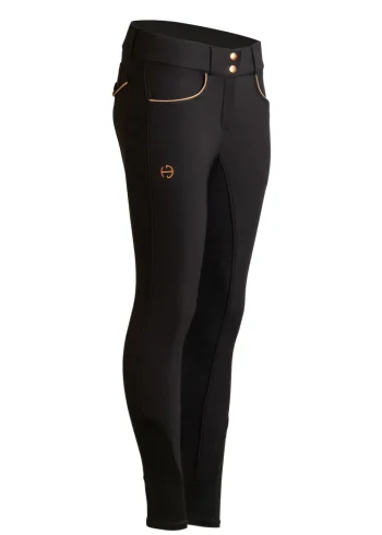 Discount HALTER EGO Evolution Ladies’ Mid-Waist Full-Seat Breech Black/Gold